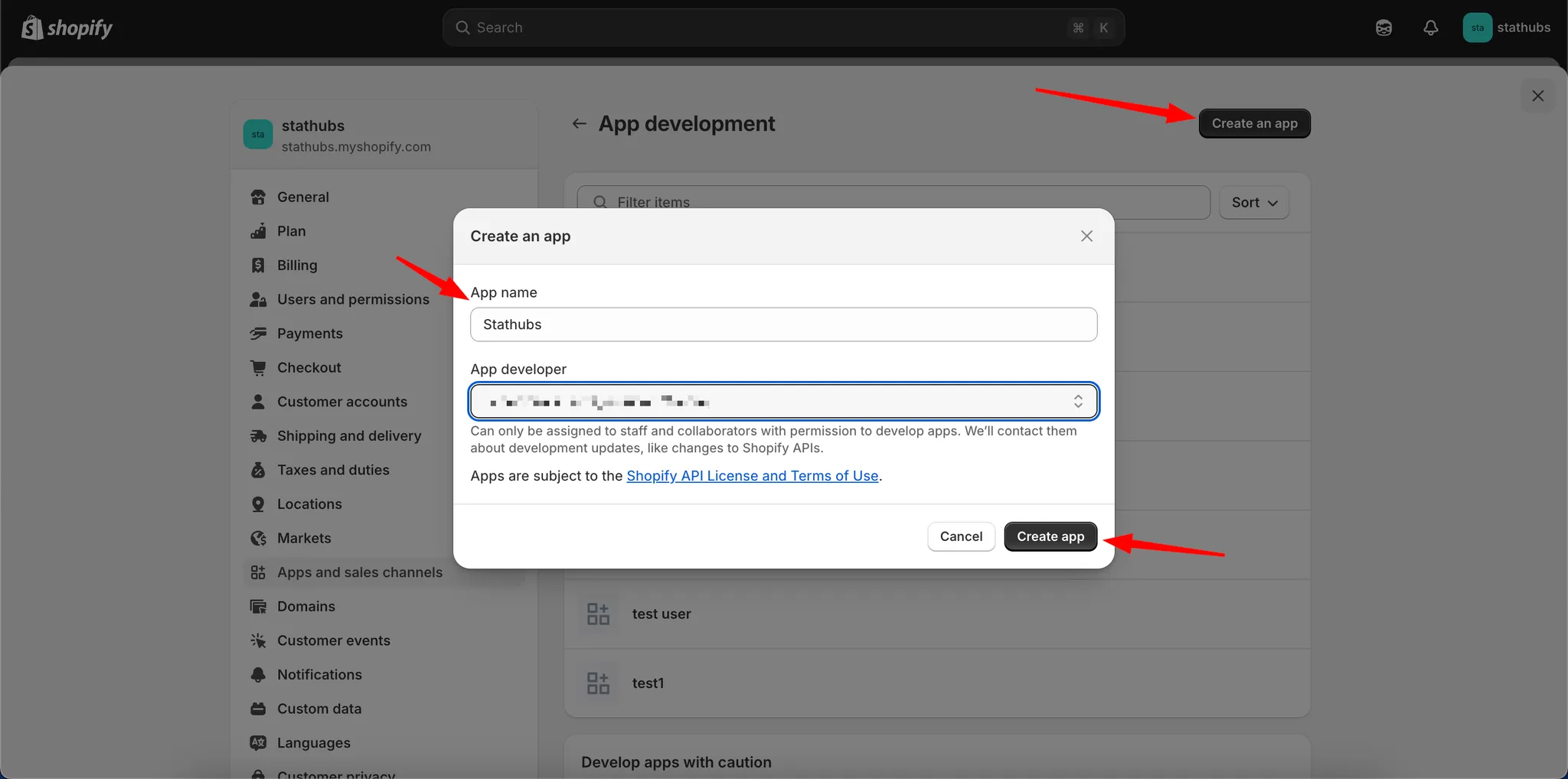 Shopify – setup 2